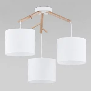 Потолочный светильник с тканевыми абажурами TK Lighting Albero White 6553