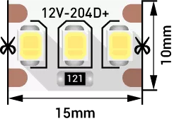 Лента светодиодная  2204 SWG2204-12-22-NW-M SWG