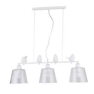 Подвесная люстра Arte Lamp PASSERO Белый A4289SP-3WH