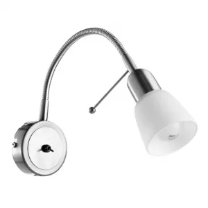 Светильник спот Arte Lamp LETTURA Матовый||Серебристый A7009AP-1SS