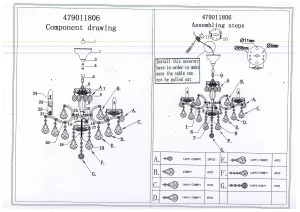 Потолочный светильник CHIARO Даниэль золотой 479011806