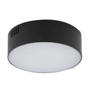 Потолочный cветильник Nowodvorski Lid Round Led Black 10415