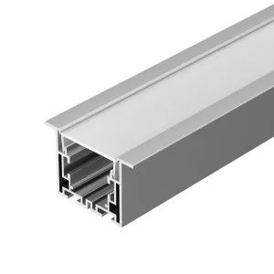 Профиль с экраном S2-LINIA55-F-2500 ANOD+OPAL