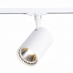 Светильник трек. Белый LED 1*30W 4000K 2 700Lm Ra?80 24° IP20 L139xW89xH194 100-240V Однофазная трековая система ST351.546.30.24