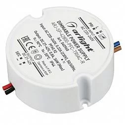 Блок питания ARJ-SP-42800-PFC-TRIAC-R (36W, 27-42V, 800mA) (Arlight, IP44 Пластик, 5 лет)