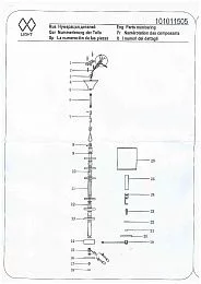 Потолочный светильник MW-Light Прато серый 101011505