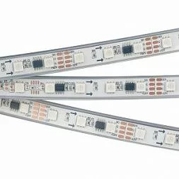 Лента SPI-5000P-AM 12V RGB (5060, 300 LED x3,1804)