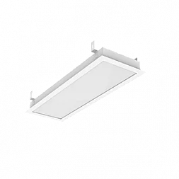 Светодиодный светильник "ВАРТОН" GR170/F 2.0 16 Вт 4000К с рассеивателем призма 610*202*50мм с планками для подвеса IP40 c РАМКОЙ монтажный размер 588х180мм