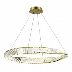 Светильник подвесной ST-Luce Латунь/Прозрачный LED 1*45W 4000K RITORTO SL6204.311.01