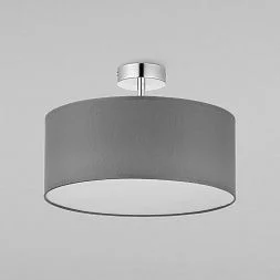 Потолочный светильник с тканевым абажуром TK Lighting Rondo Graphite 4240