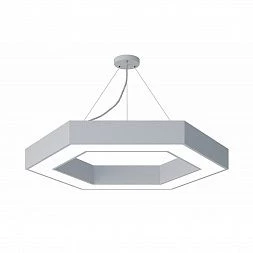 Светильник LED ЭРА Geometria SPO-124-W-40K-051 Hexagon 51Вт 4000К 3900Лм IP40 800*800*80 белый подвесной